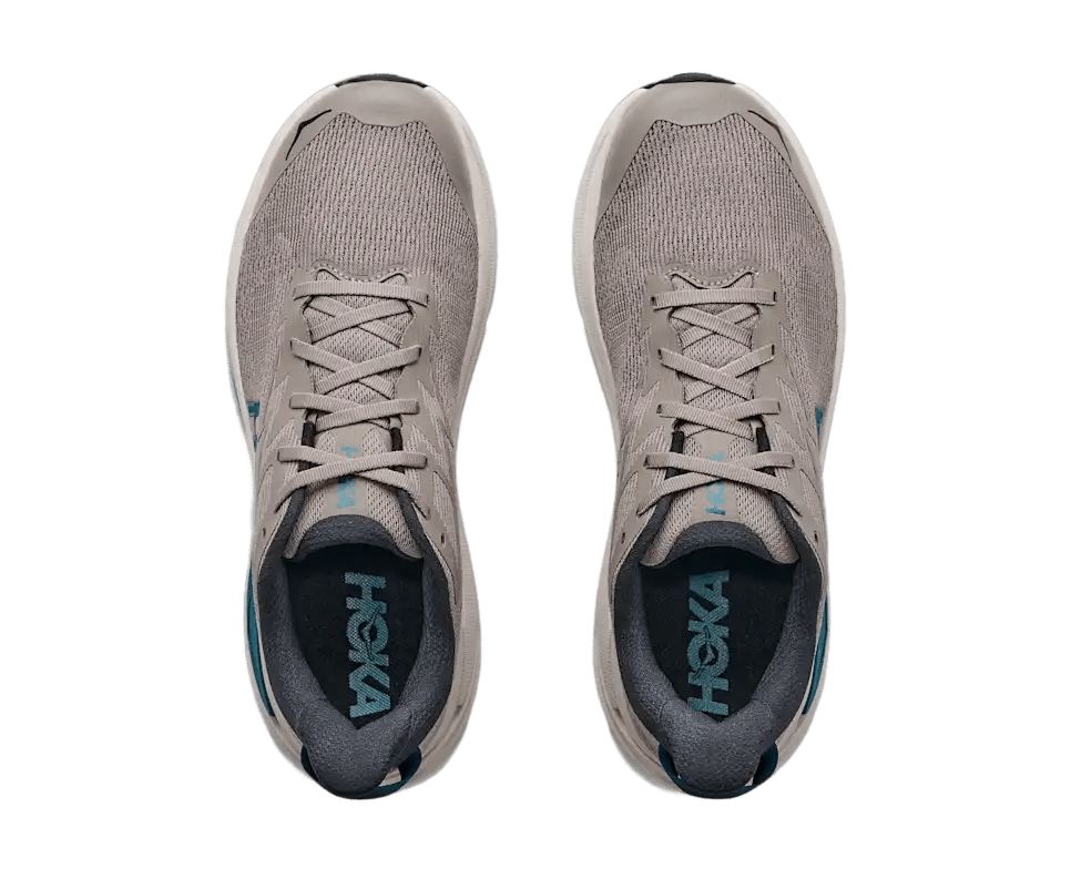 Hoka Men's Challenger 8 – Pebble Grey / River Rock Grey - Interval Running