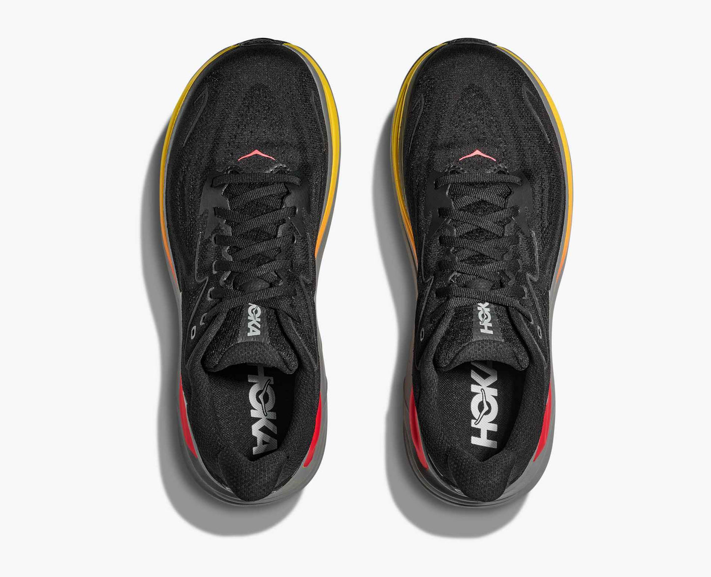 Hoka Men's Clifton 10 – Black / Galactic Grey - Interval Running