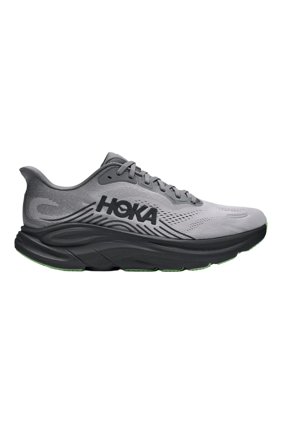 Hoka Men's Clifton 11 - Galactic Grey / Stardust - Interval Running