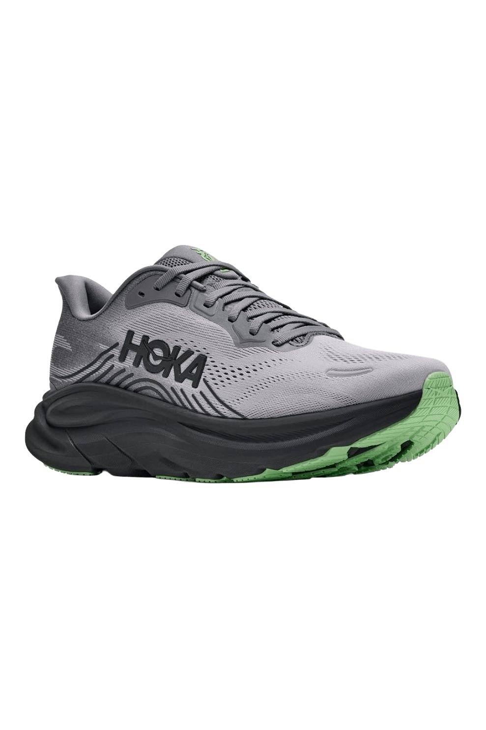 Hoka Men's Clifton 11 - Galactic Grey / Stardust - Interval Running