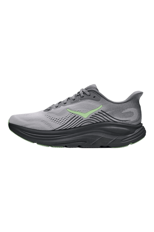 Hoka Men's Clifton 11 - Galactic Grey / Stardust - Interval Running