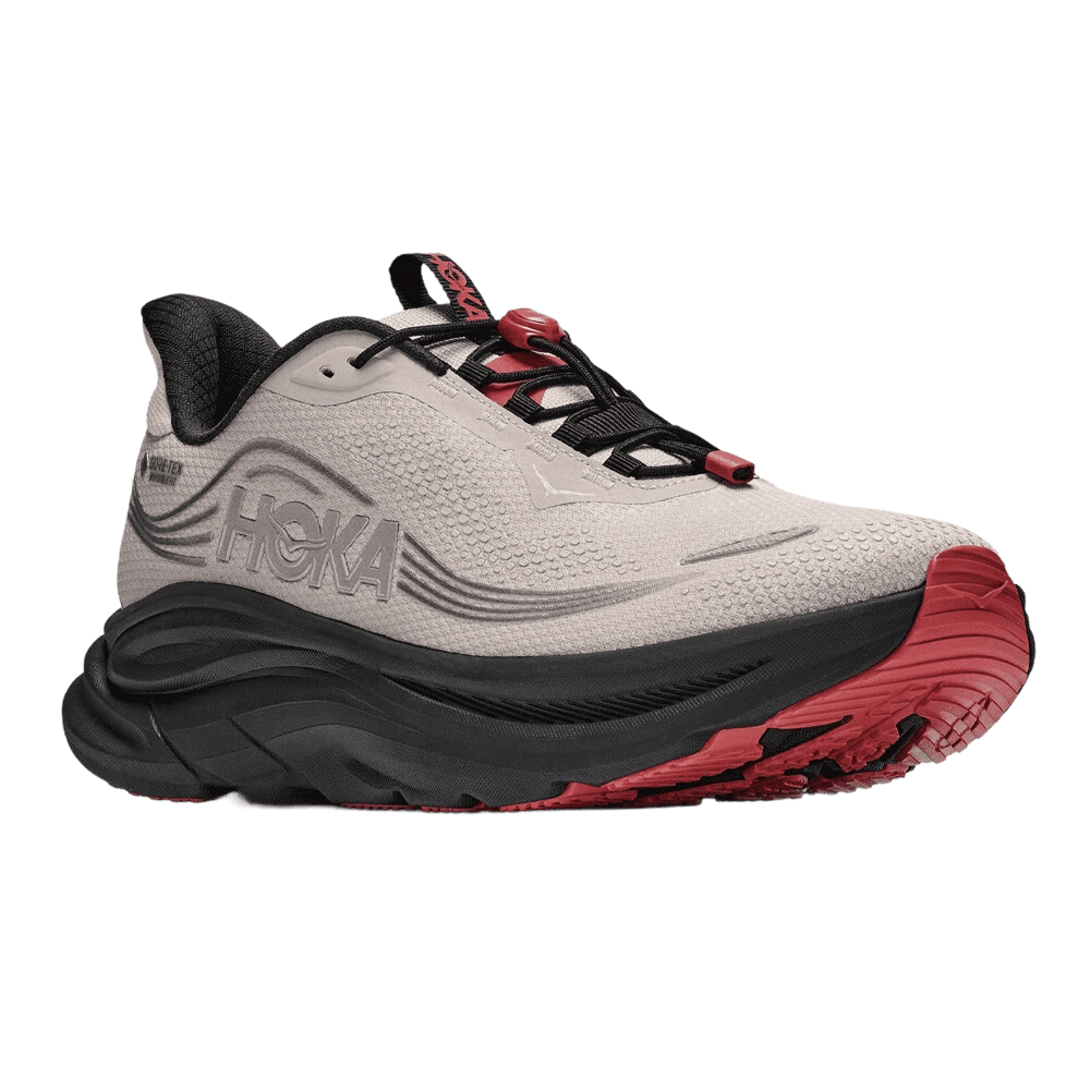 Hoka Men's Clifton 11 GTX – River Rock Grey / Carbon Black - Interval Running