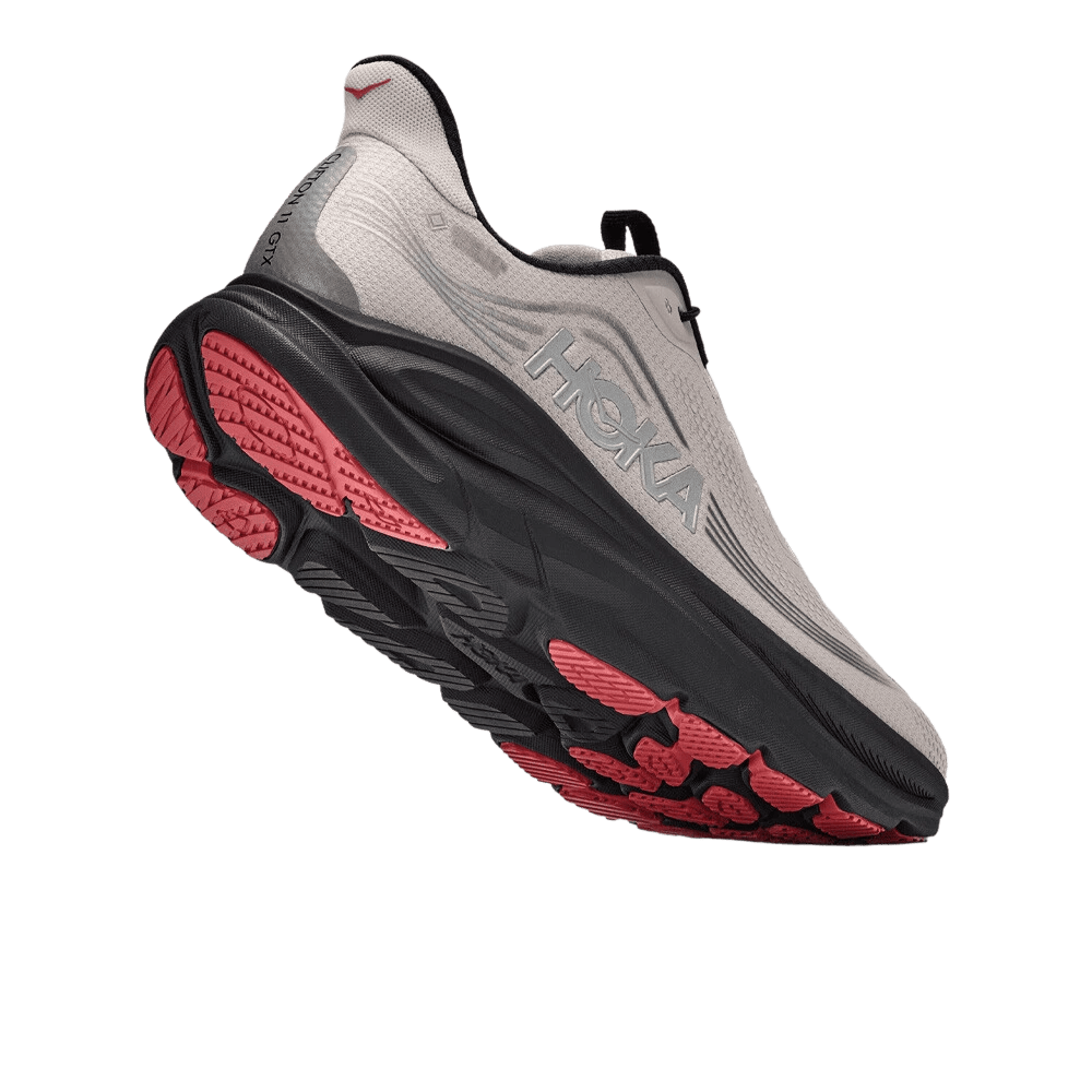 Hoka Men's Clifton 11 GTX – River Rock Grey / Carbon Black - Interval Running