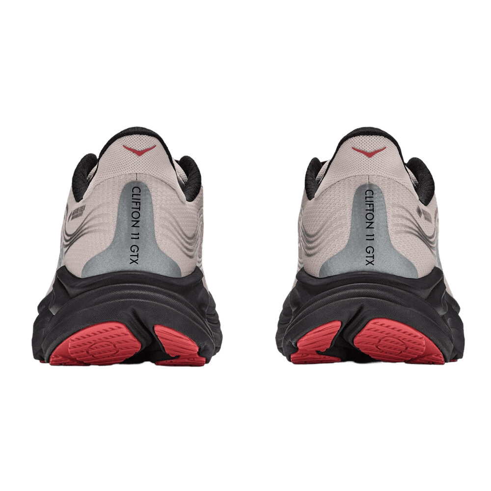 Hoka Men's Clifton 11 GTX – River Rock Grey / Carbon Black - Interval Running