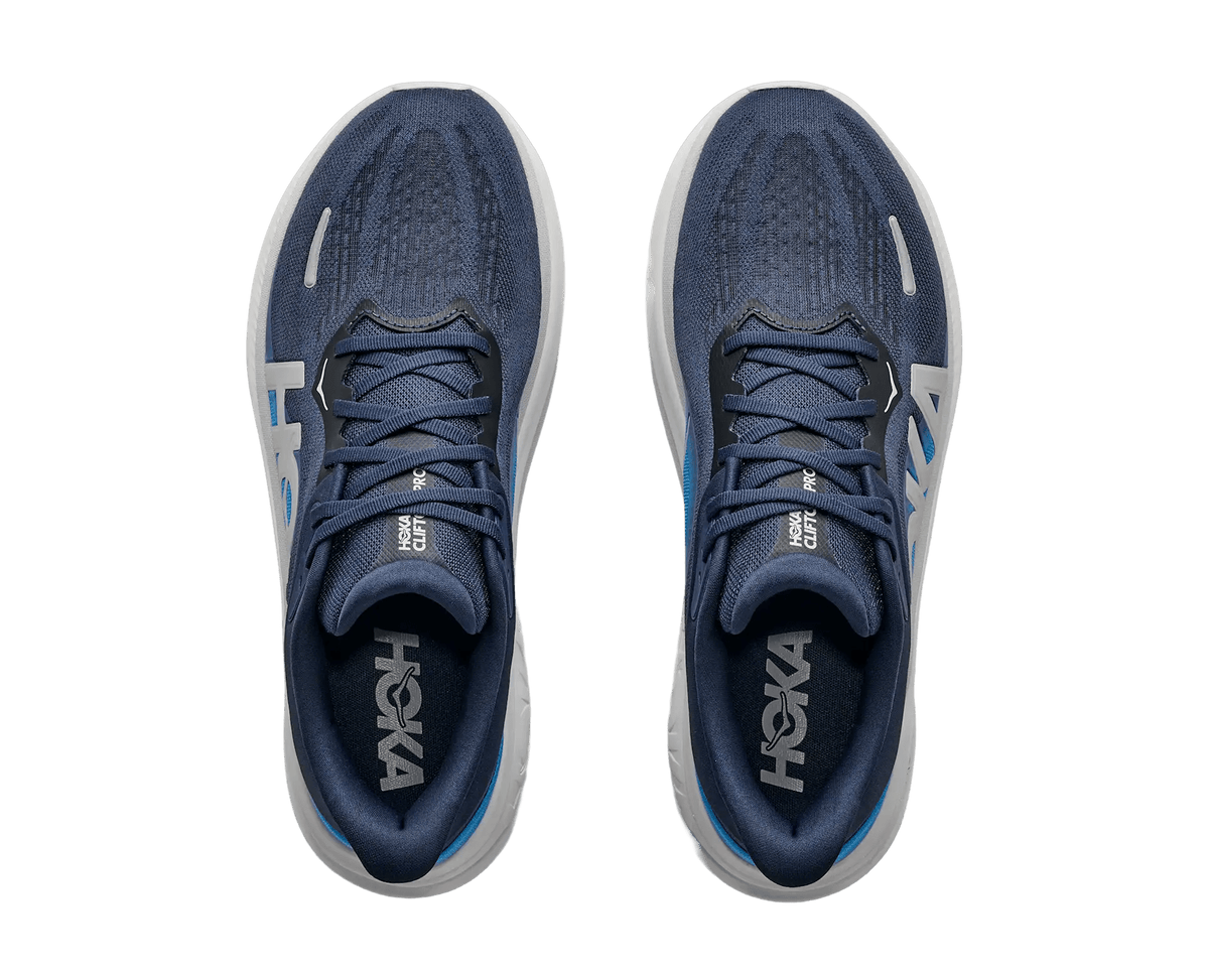 Hoka Men's Clifton Pro – Varsity Navy / Soft Cobalt - Interval Running