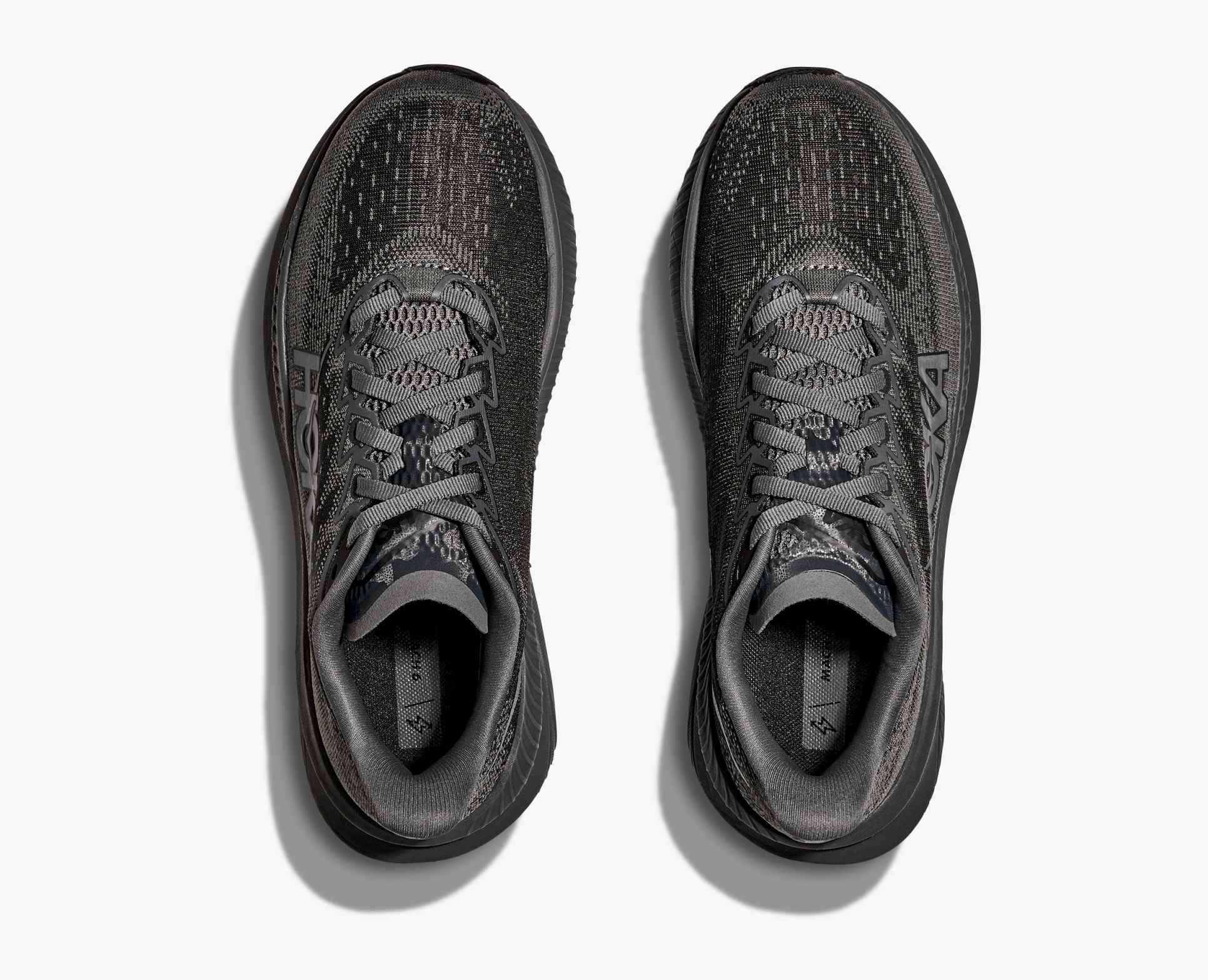 Hoka Men's Mach 6 - Black / Black - Interval Running