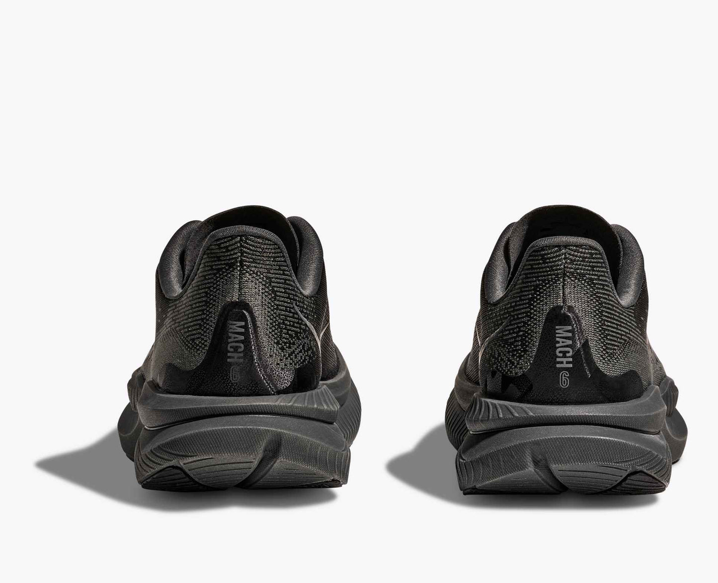 Hoka Men's Mach 6 - Black / Black - Interval Running