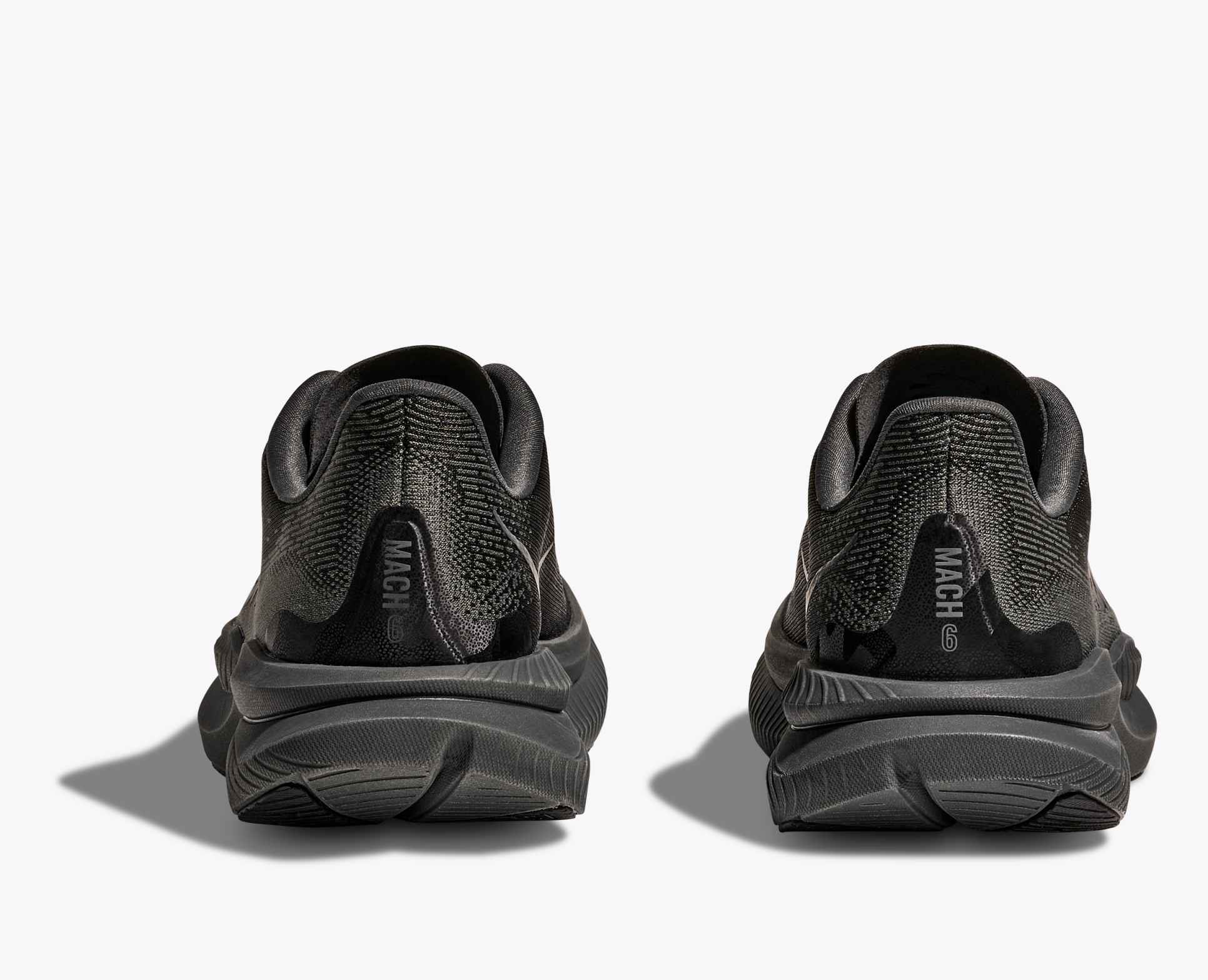 Hoka Men's Mach 6 - Black / Black - Interval Running