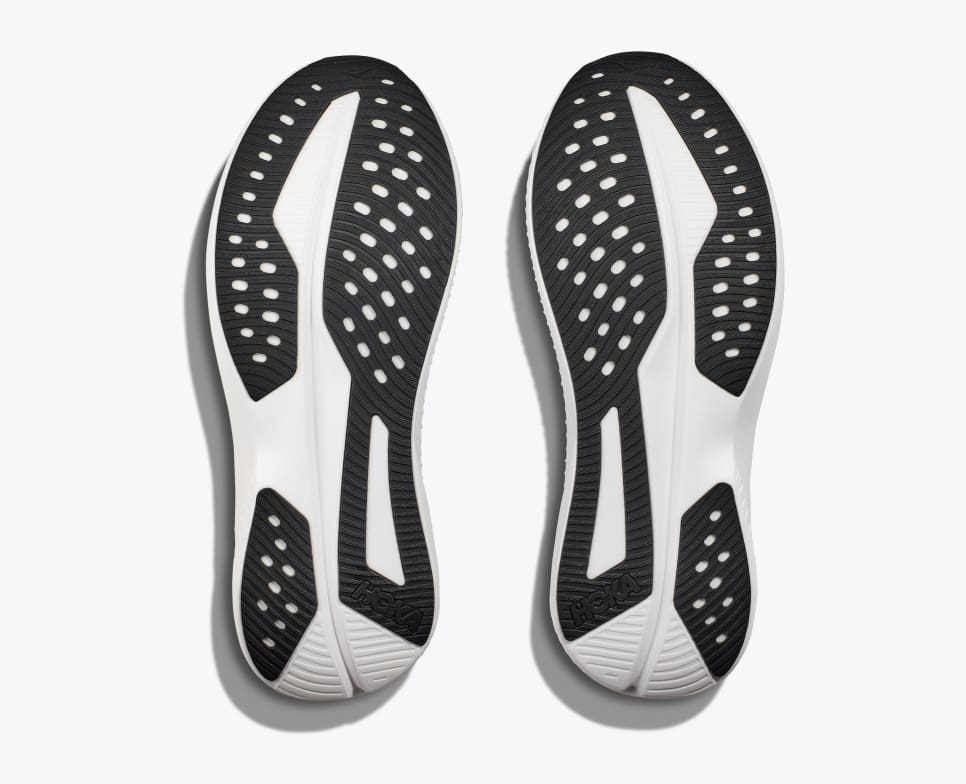 Hoka Men's Mach 6 - Black / White - Interval Running