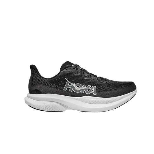 Hoka Men's Mach 6 - Black / White - Interval Running