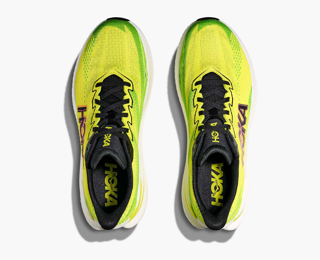 Hoka Men's Mach X3 | Neon Hoka Citrus / Neon Lime - Interval Running