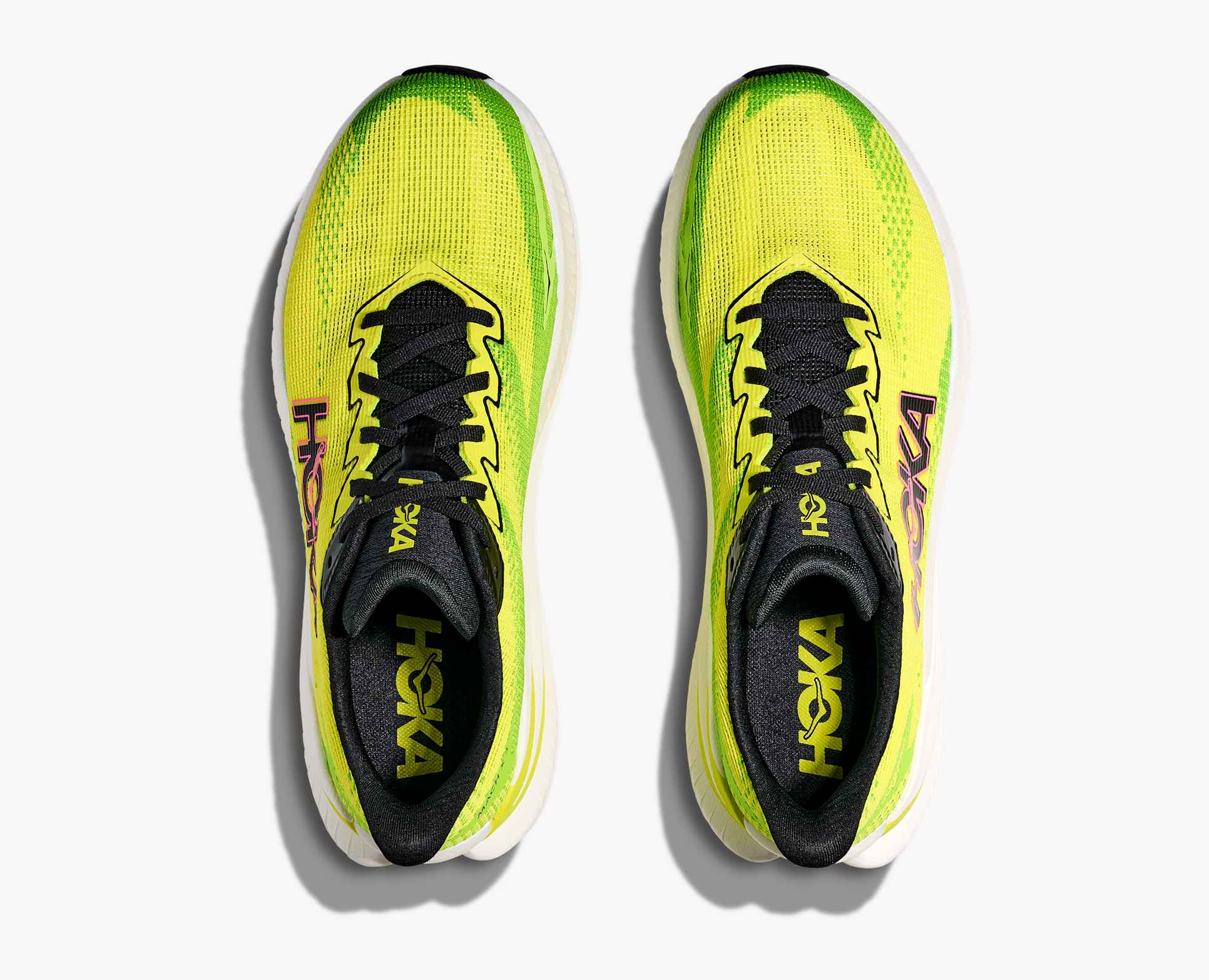 Hoka Men's Mach X3 | Neon Hoka Citrus / Neon Lime - Interval Running