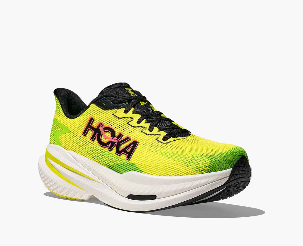 Hoka Men's Mach X3 | Neon Hoka Citrus / Neon Lime - Interval Running