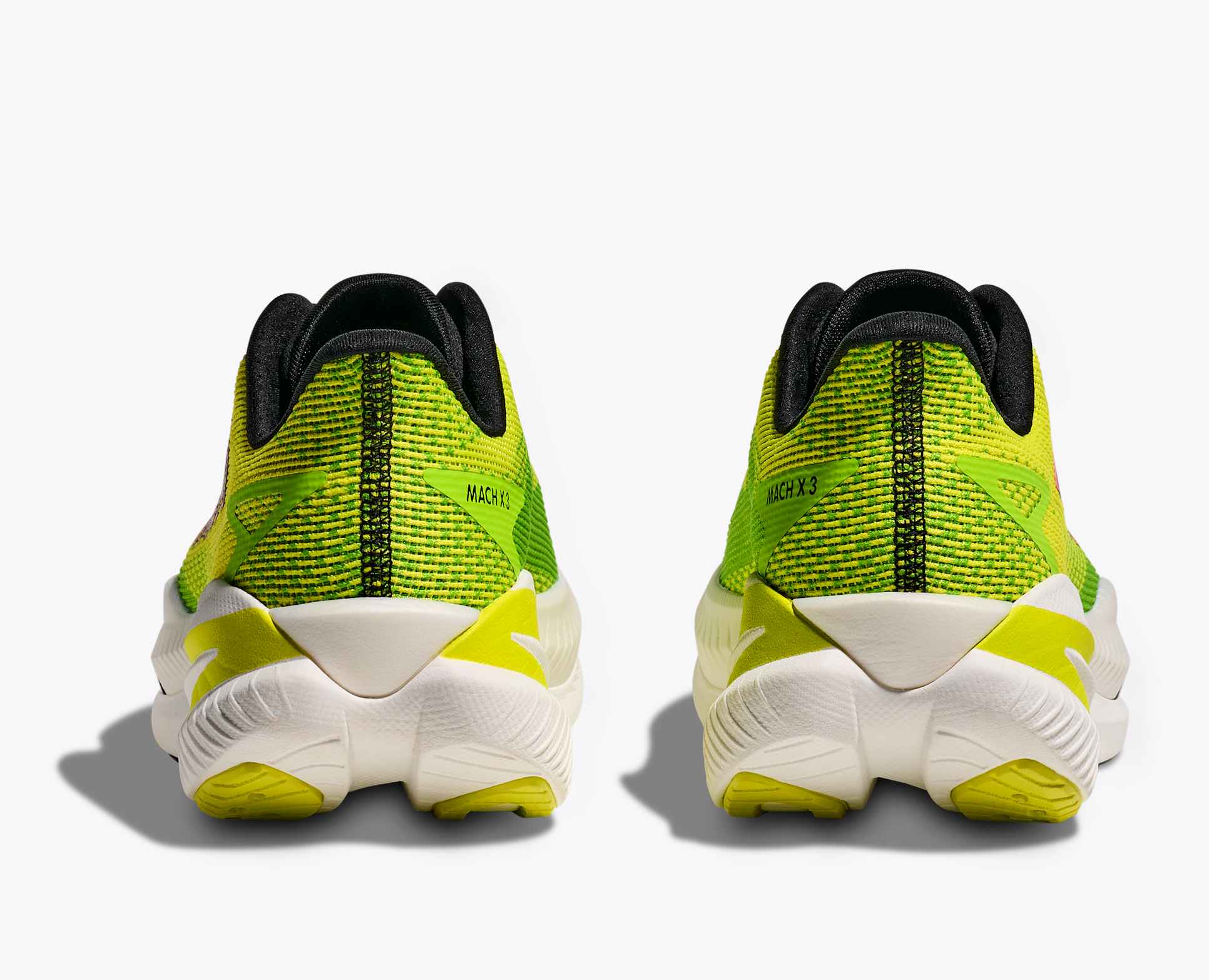Hoka Men's Mach X3 | Neon Hoka Citrus / Neon Lime - Interval Running