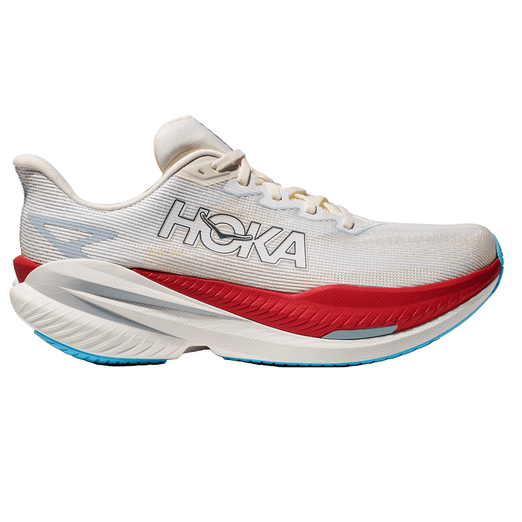 Hoka Men's Mach X3 | White / Alabaster - Interval Running