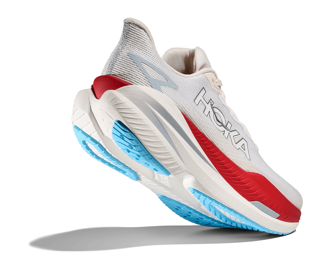 Hoka Men's Mach X3 | White / Alabaster - Interval Running