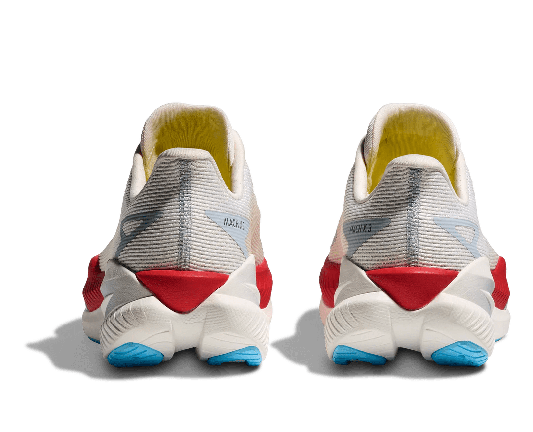 Hoka Men's Mach X3 | White / Alabaster - Interval Running