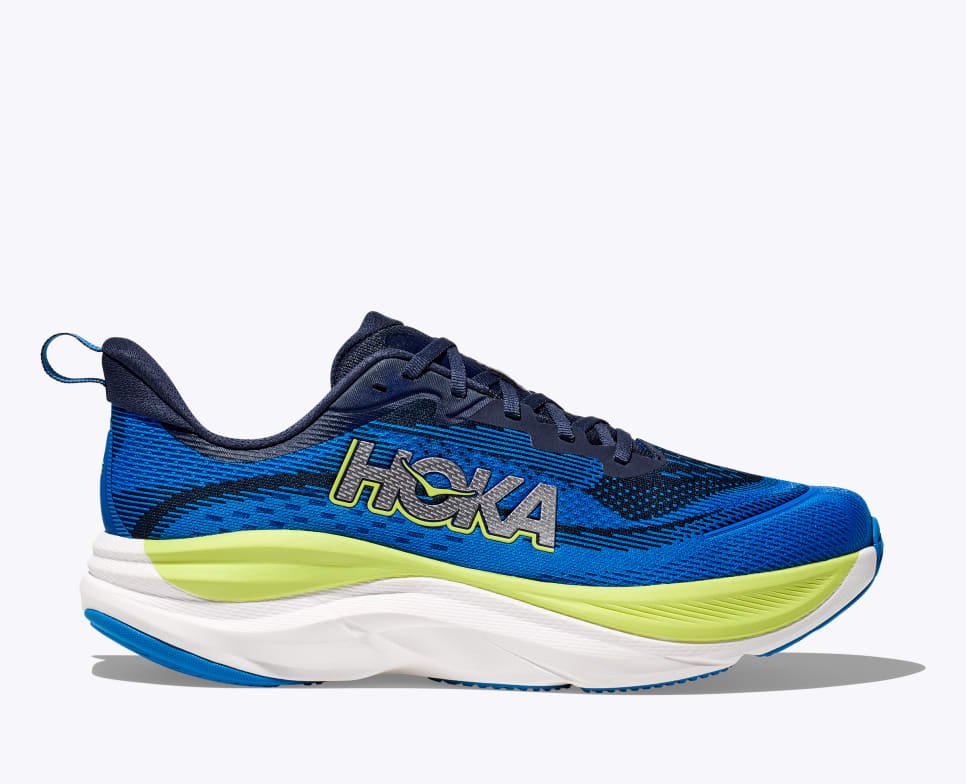 Hoka Men's Skyflow - Varsity Navy - Interval Running
