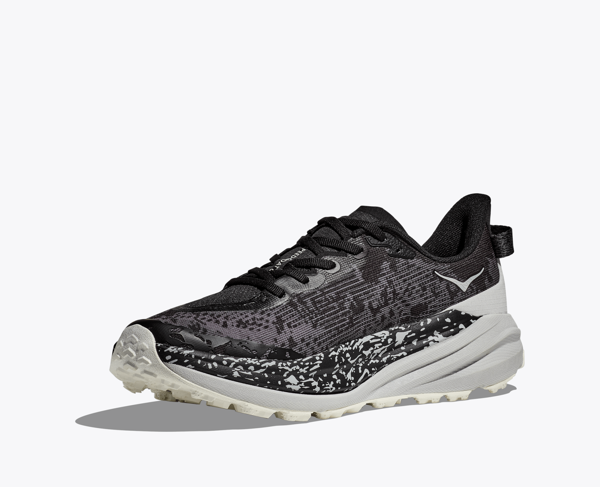 Hoka Men's Speedgoat 6 - Black / Stardust - Interval Running