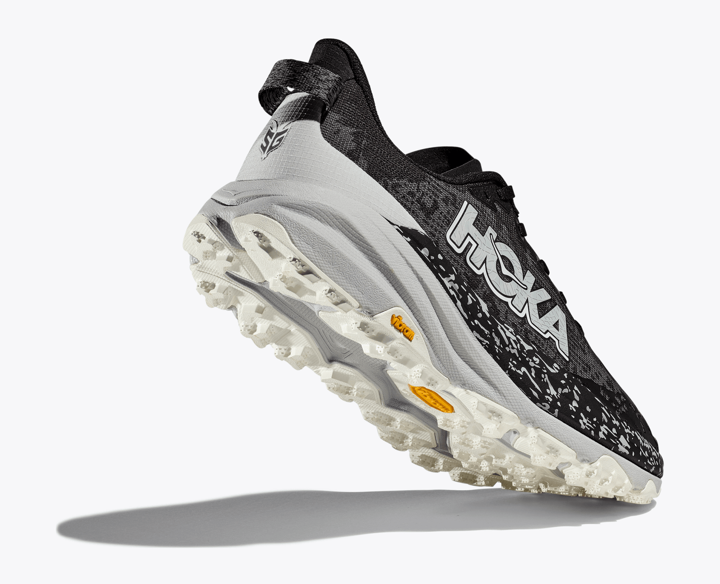 Hoka Men's Speedgoat 6 - Black / Stardust - Interval Running