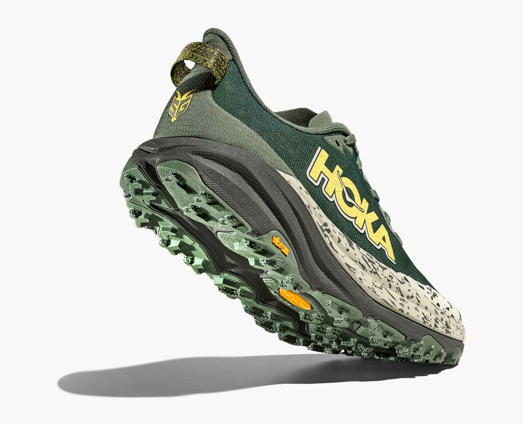 Hoka Men's Speedgoat 6 - Fern | Asphalt Grey - Interval Running