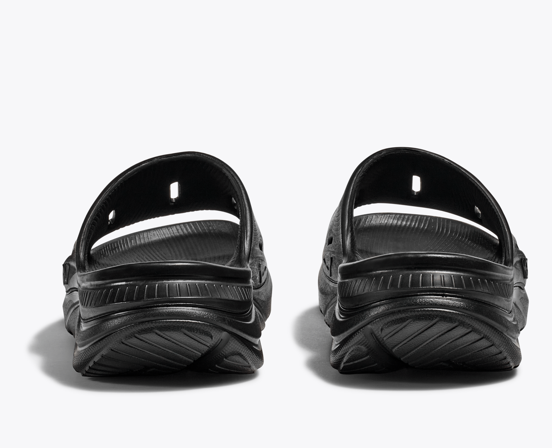 Hoka ORA Recovery Slide 3 - Black / Black - Interval Running