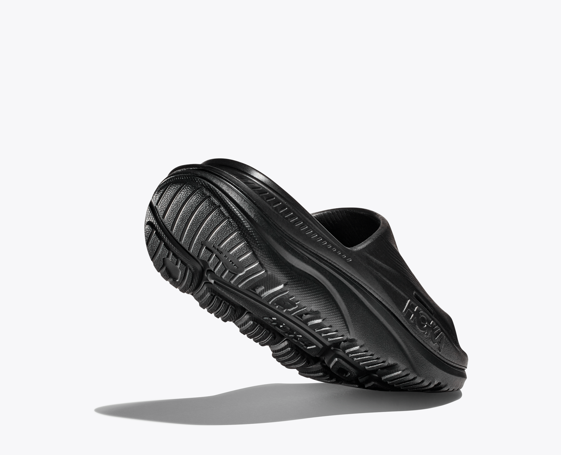 Hoka ORA Recovery Slide 3 - Black / Black - Interval Running