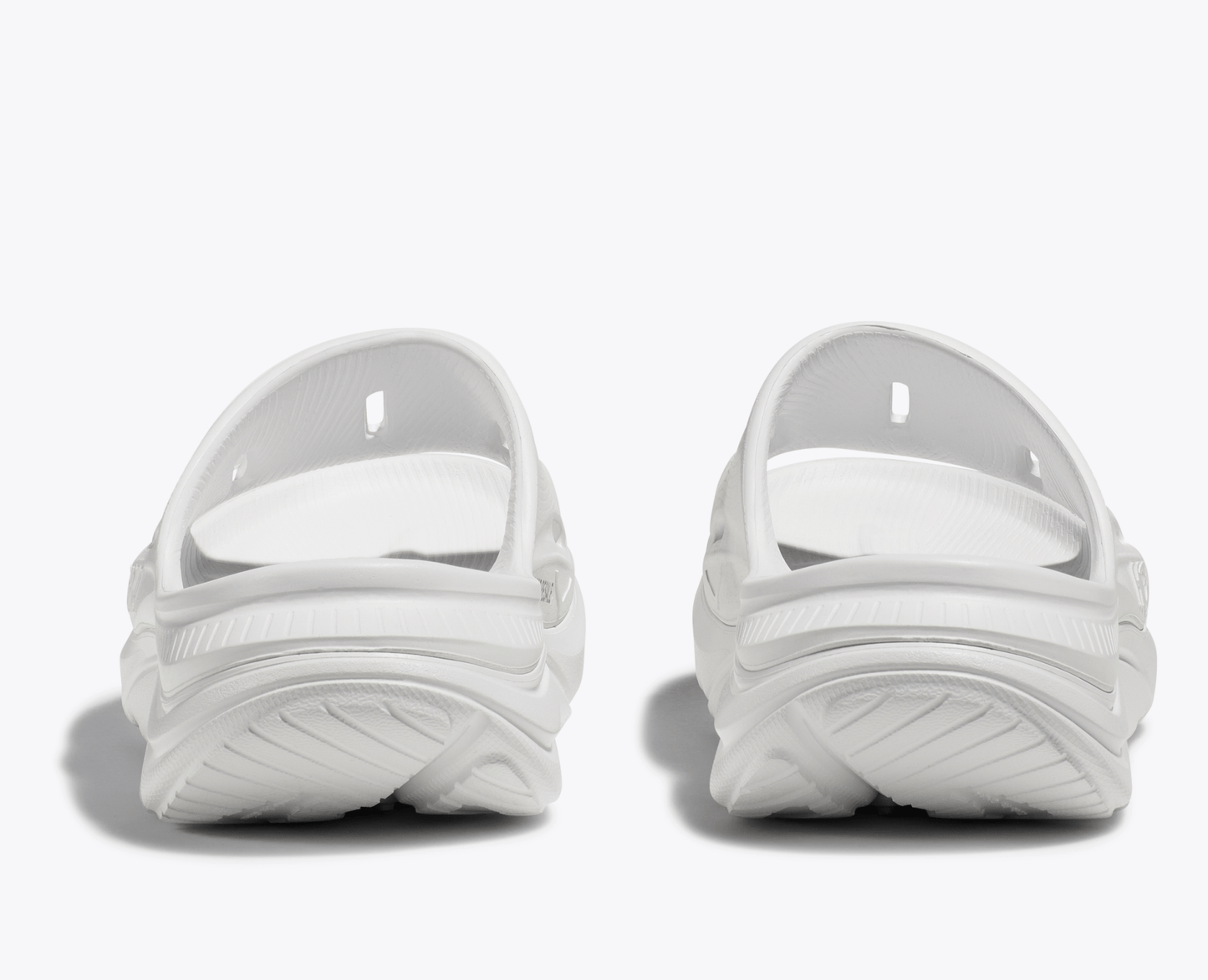 Hoka ORA Recovery Slide 3 - White / White - Interval Running