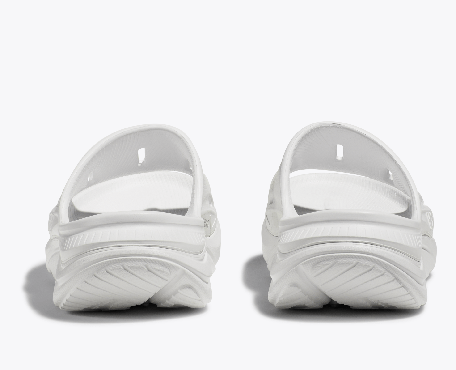Hoka ORA Recovery Slide 3 - White / White - Interval Running