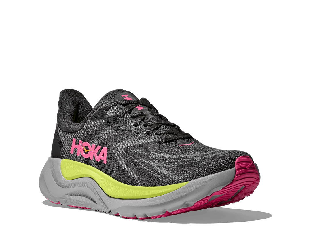 Hoka Women's Arahi 8 - Charcoal Grey / Grey Skies - Interval Running