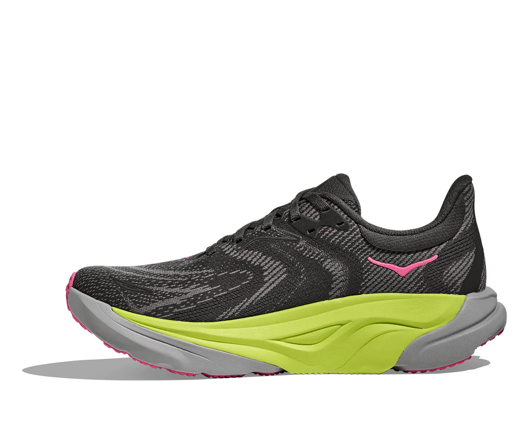 Hoka Women's Arahi 8 - Charcoal Grey / Grey Skies - Interval Running