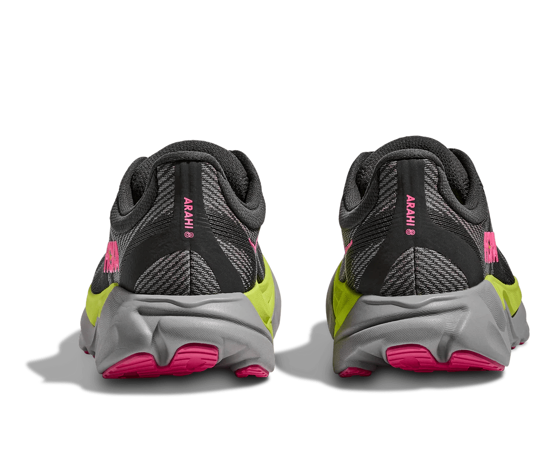 Hoka Women's Arahi 8 - Charcoal Grey / Grey Skies - Interval Running