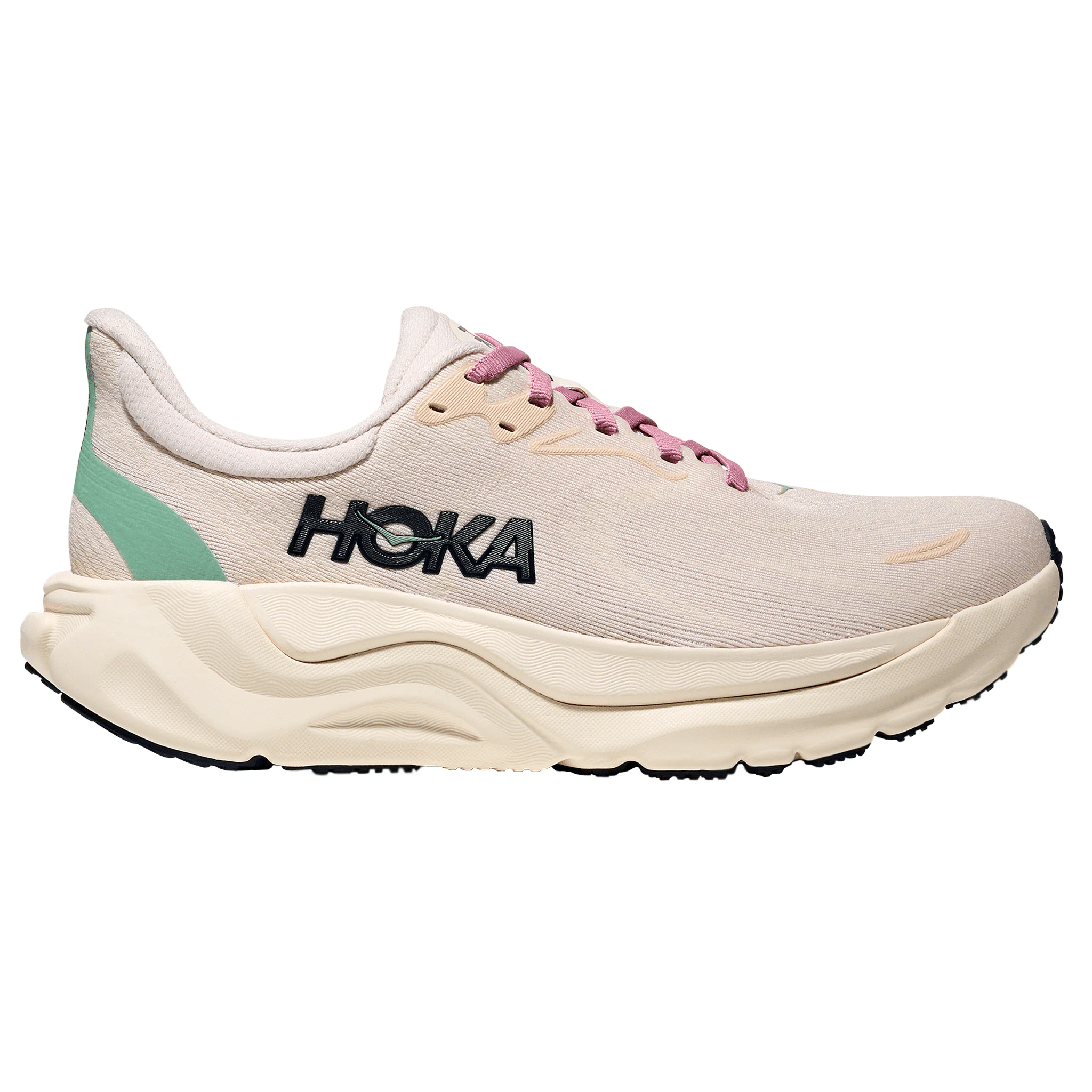 Hoka Women's Arahi 8 - Rose Cream / Alabaster - Interval Running