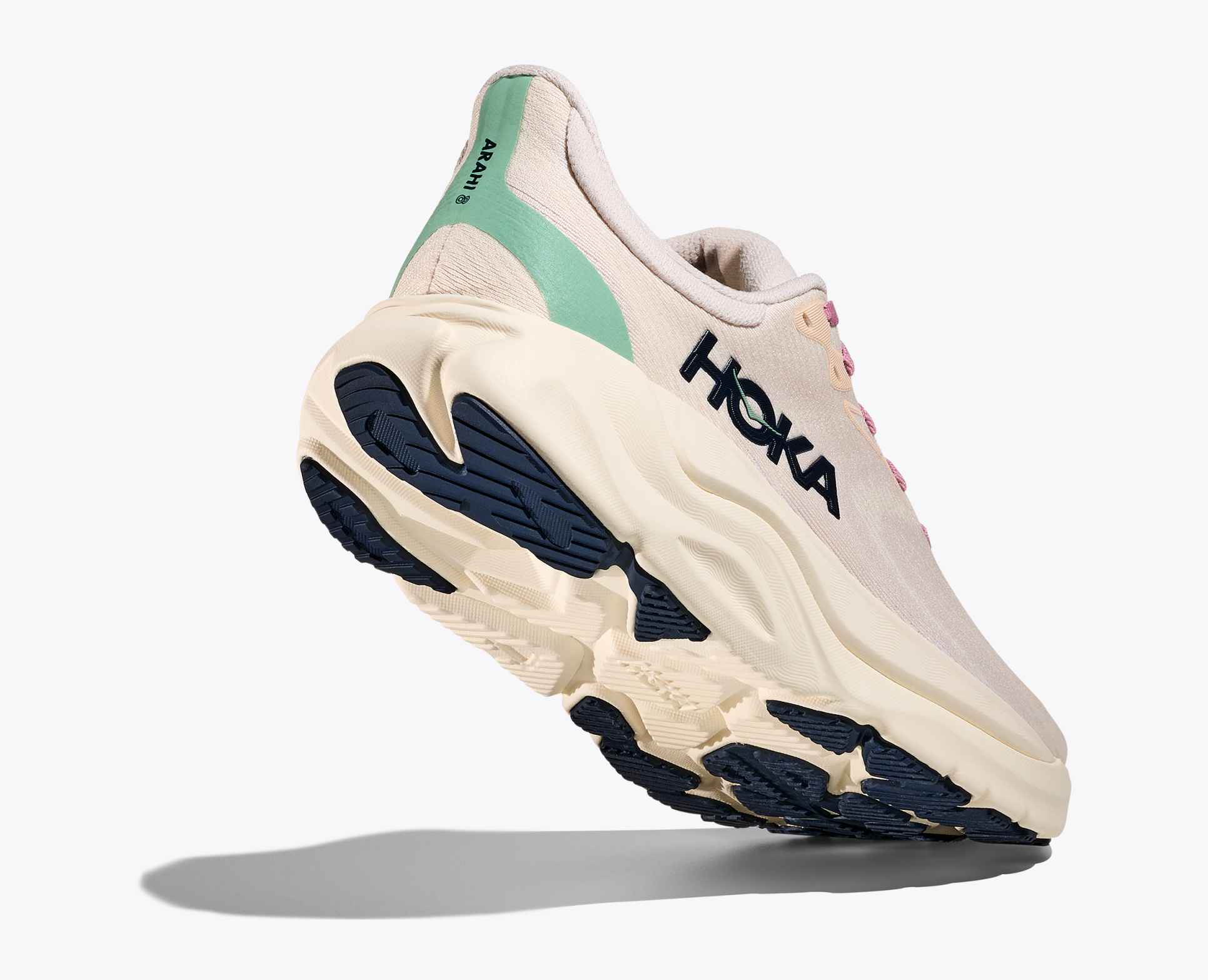 Hoka Women's Arahi 8 - Rose Cream / Alabaster - Interval Running