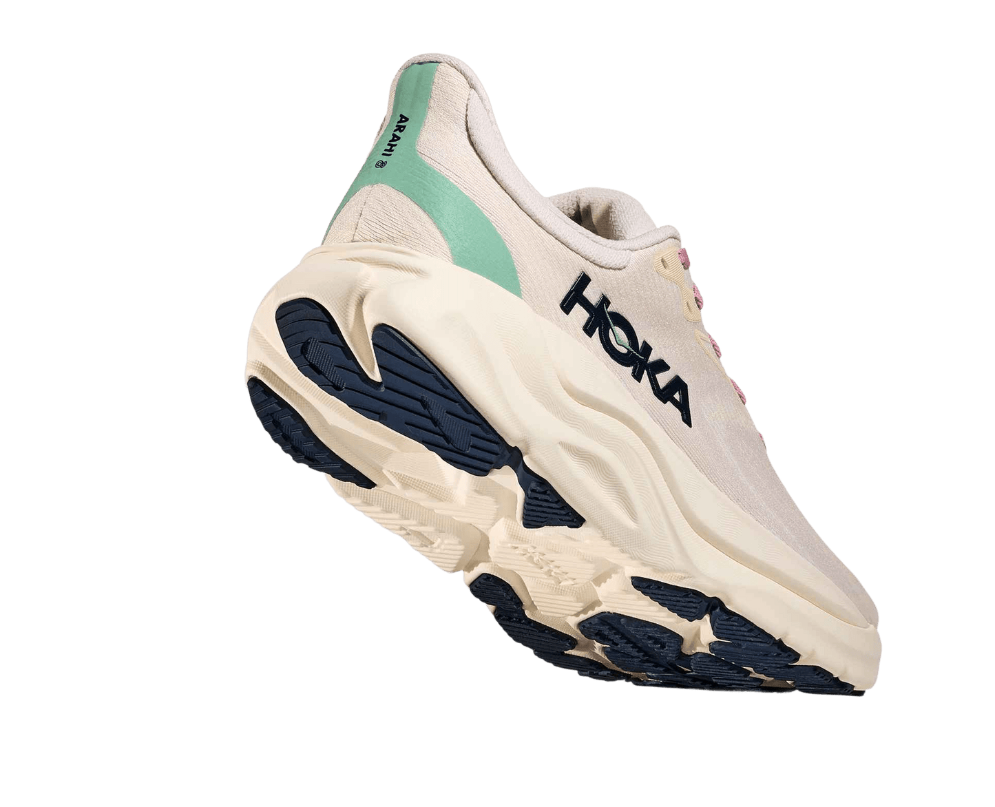 Hoka Women's Arahi 8 - Rose Cream / Alabaster - Interval Running