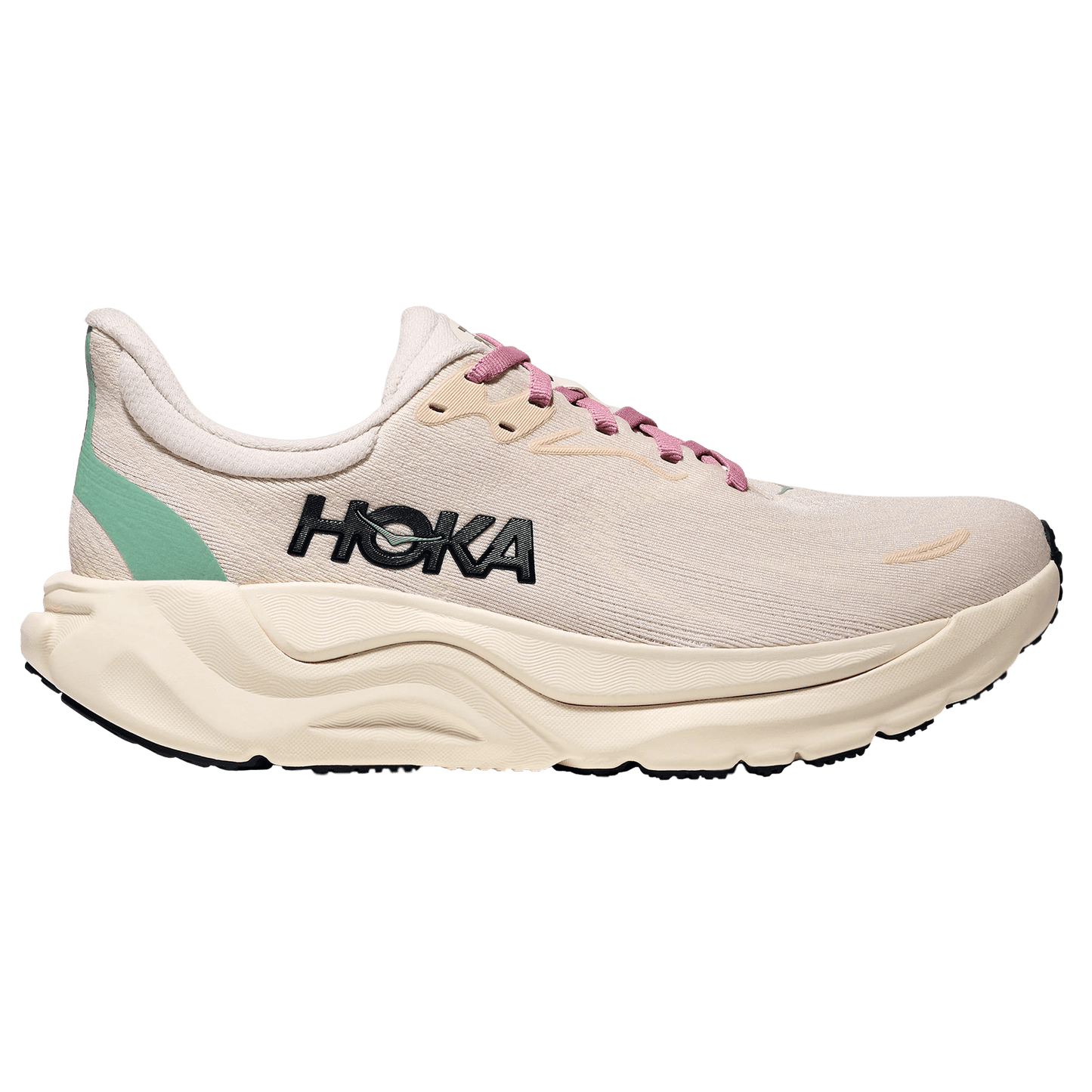 Hoka Women's Arahi 8 - Rose Cream / Alabaster - Interval Running
