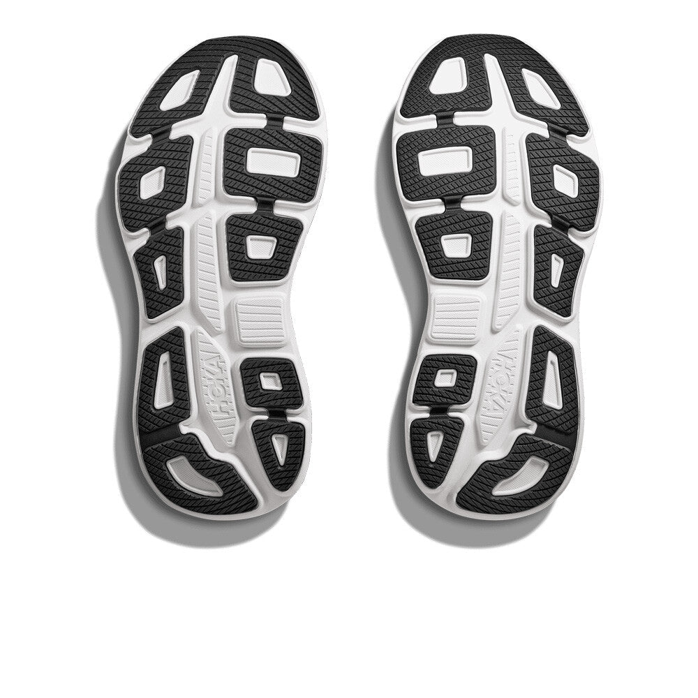 Hoka Women's Bondi 9 - Black / White - Interval Running