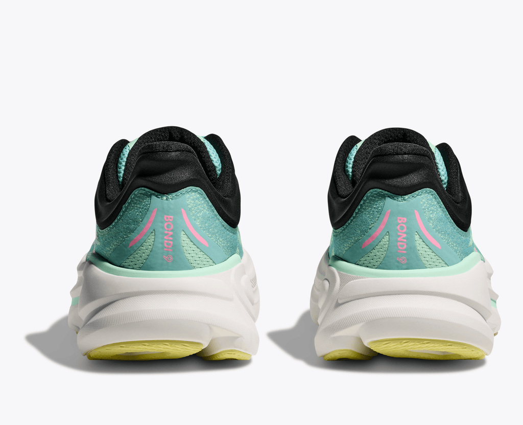 Hoka Women's Bondi 9 - Blue Spark / Mint Fluorite - Interval Running
