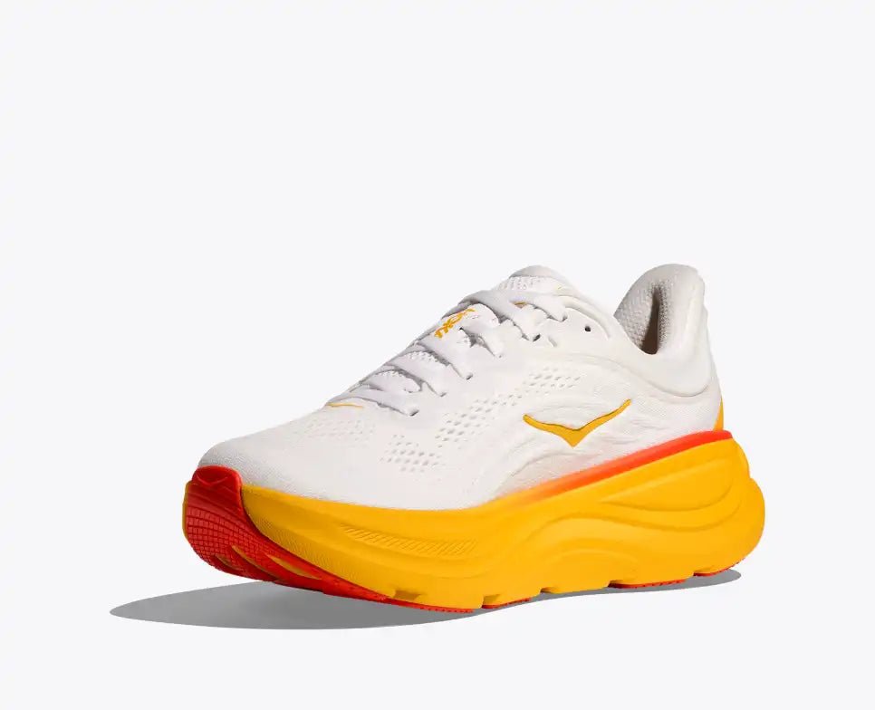 Hoka Women's Bondi 9 - Frost / Sunflower - Interval Running