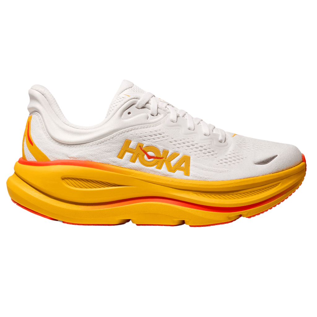Hoka Women's Bondi 9 - Frost / Sunflower - Interval Running