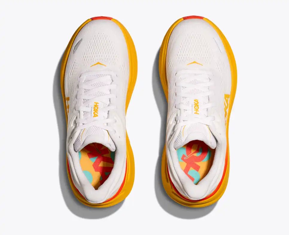 Hoka Women's Bondi 9 - Frost / Sunflower - Interval Running