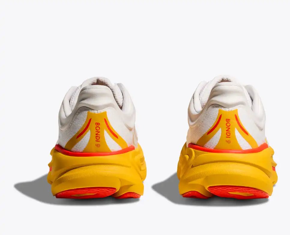 Hoka Women's Bondi 9 - Frost / Sunflower - Interval Running