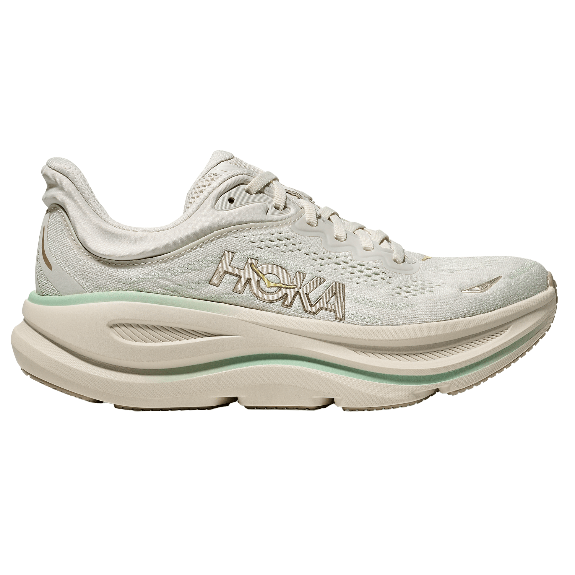 Hoka Women's Bondi 9 | Truffle Salt / Sea Glass - Interval Running