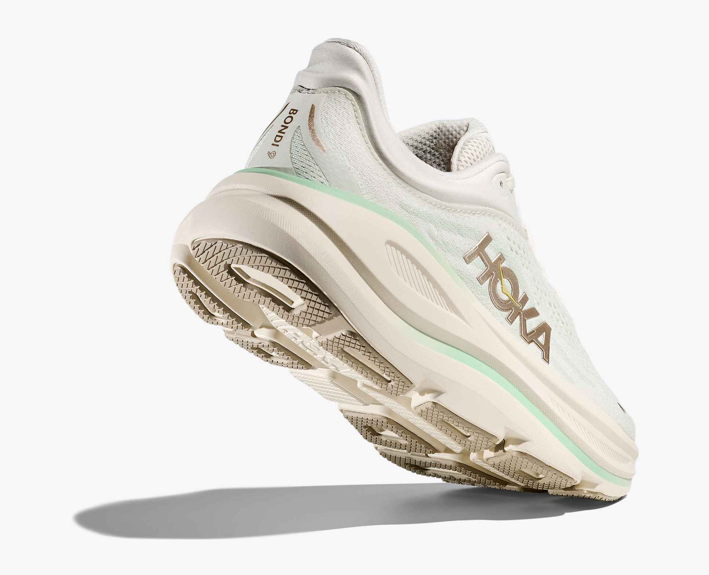 Hoka Women's Bondi 9 | Truffle Salt / Sea Glass - Interval Running
