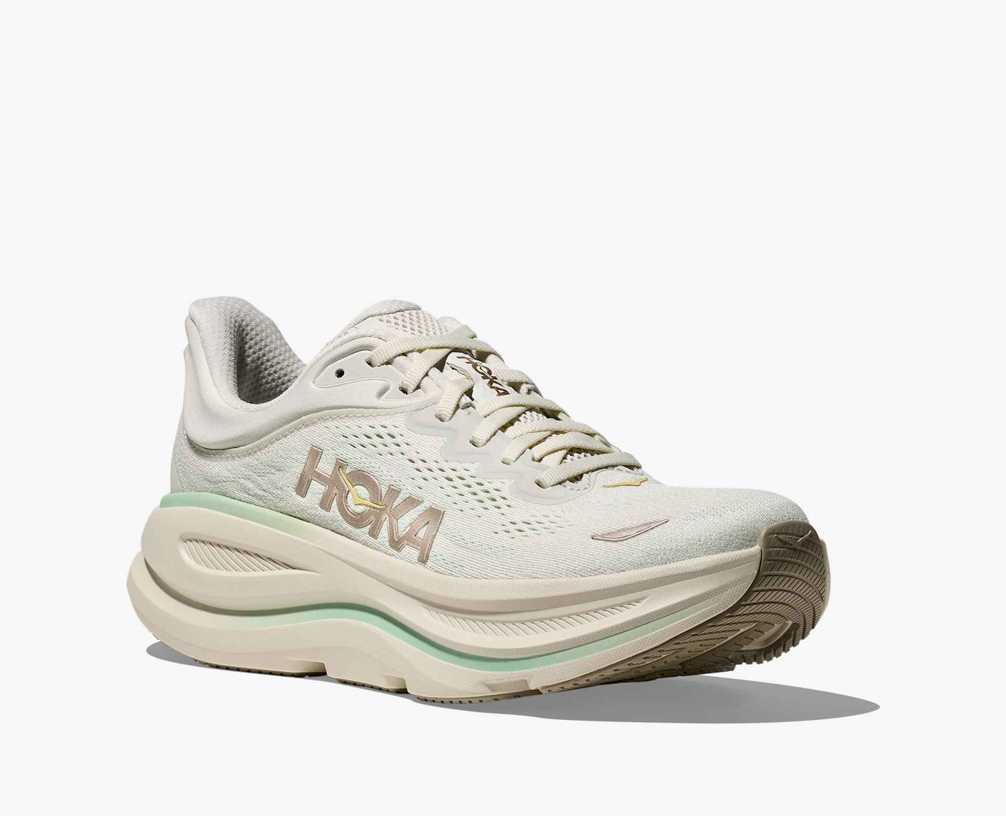 Hoka Women's Bondi 9 | Truffle Salt / Sea Glass - Interval Running
