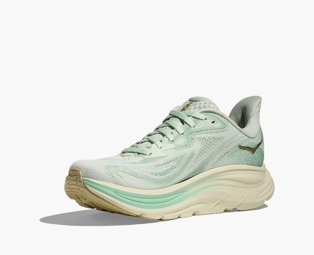Hoka Women's Clifton 10 – Sea Glass / Jadeite - Interval Running