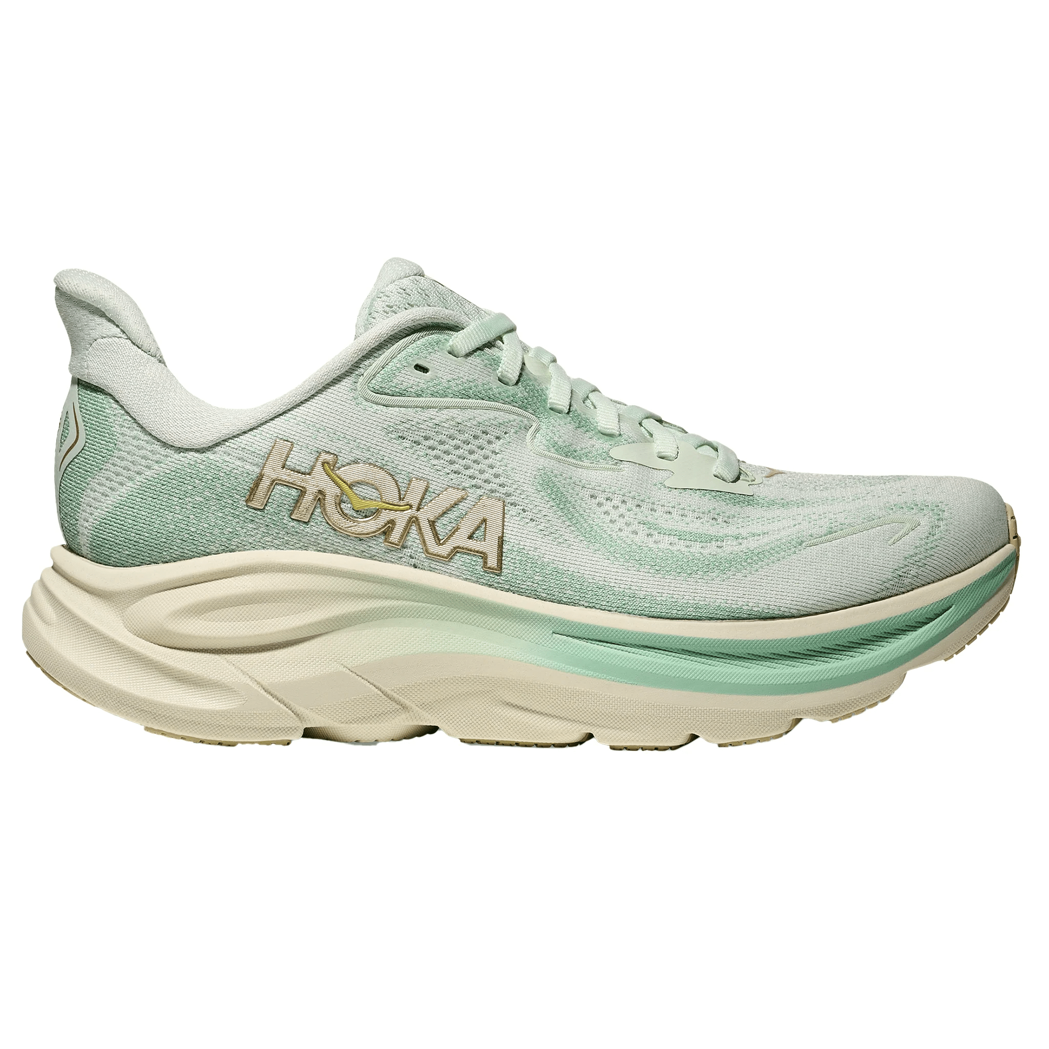 Hoka Women's Clifton 10 – Sea Glass / Jadeite - Interval Running