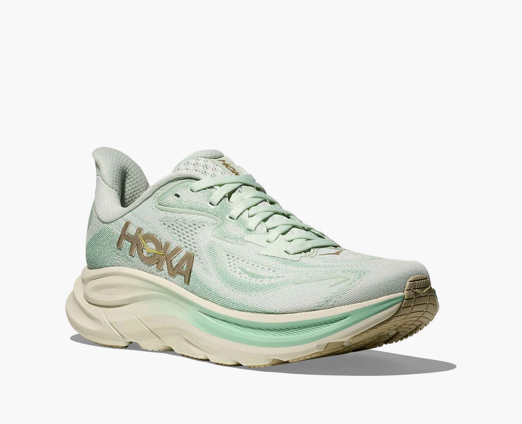 Hoka Women's Clifton 10 – Sea Glass / Jadeite - Interval Running