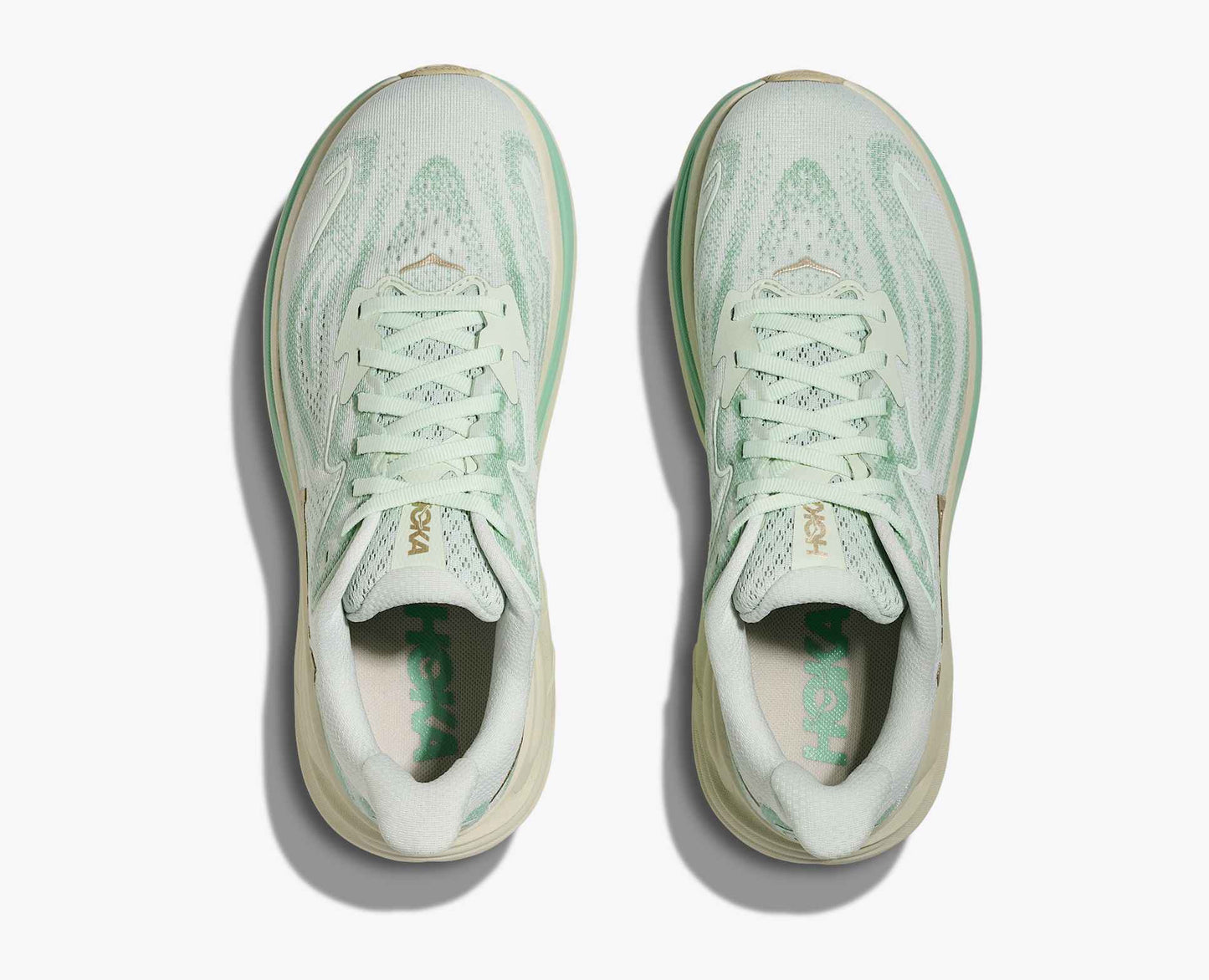Hoka Women's Clifton 10 – Sea Glass / Jadeite - Interval Running