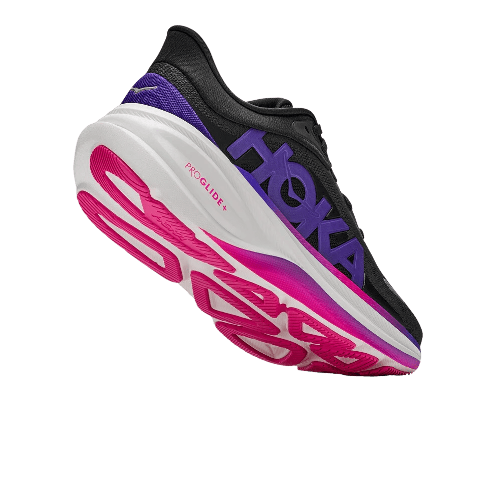 Hoka Women's Clifton Pro – Carbon Black / Cosmic Purple - Interval Running